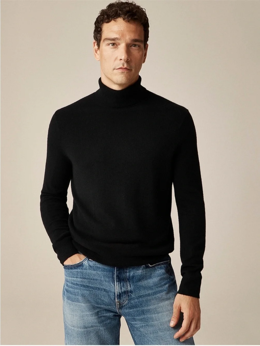 J.Crew Cashmere Turtleneck Sweater Mens